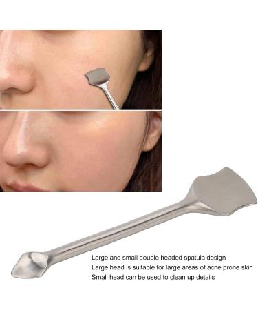 Pore Prep Tool Portable Stainless Steel Blackhead Remover Double Head Blackhead Cleaning Tool Facial Pore Cleaner Scraper for Acne Comedone Blackhead Whitehead Popping - Buy Online on GoSupps.com