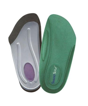 Insoles for Plantar Fasciitis and Heel Pain Relief | Arch Support for Women & Men | Flat Feet & Shin Splints Relief | All Day Comfort | SmartSole Exercise Insoles - 3/4 Length Medium: Womens Size 8.5 - 11  Mens 7.5 - 10
