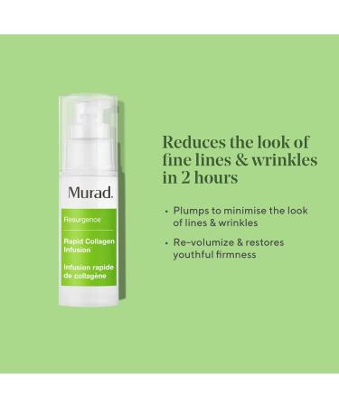Murad Rapid Collagen Infusion - Resurgence Anti-Ageing for Face - Skin Smoothing Cream Targets Deep Wrinkles - Gentle Skin Treatment Backed by Science 30ml - Buy Online on GoSupps.com