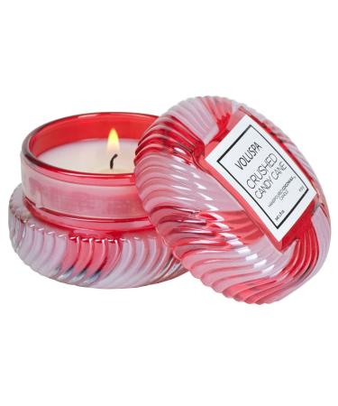 Voluspa Crushed Candy Cane Macaron Candle 1.8oz (51g)