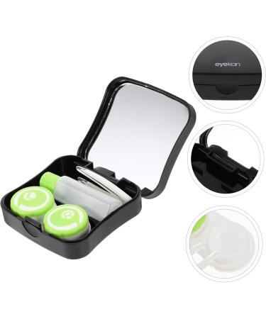 Partykindom Cute Animal Eye Care Set: 2-in-1 Container & Holder for Glasses & Contact Lenses - Clear Stand & Case - Buy Online on GoSupps.com
