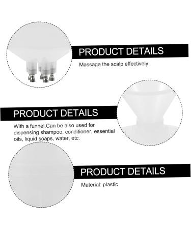 ERINGOGO Bouteille Applicateur Plastique pour Teinture Cheveux Flacon Doseur et Usage Maison et Salon Distribution Shampoing et Huiles Essentielles - Buy Online on GoSupps.com