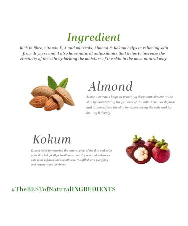 Khadi Natural Khadi Natural Almond & Kokum Body Butter 200Gm| Deeply nourishing|With Shea butter | All day hydration|Suitable for All Skin Types - Buy Online on GoSupps.com