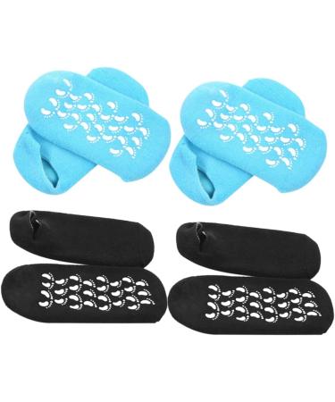 Healeved 2 Pairs Foot Care Sock Lotion Socks Feet Short Sock Womens Socks Hosiery Hydrating Socks Short Compression Socks for Women Calluses Socks Beauty Socks Nursing Socks Women's - Buy Online on GoSupps.com