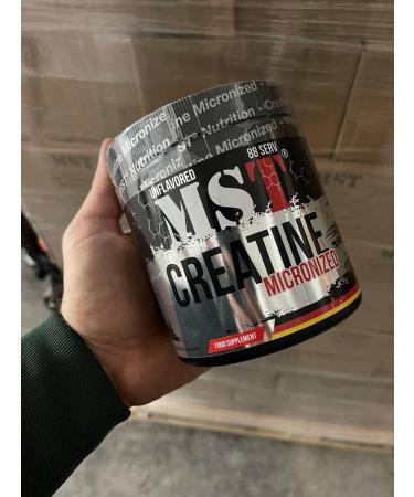 Creatine Micronized Powder Monohydrate | High-Dose Creatine | MST Nutrition | Made in Germany (300g) - Boost Muscle & Performance - Buy Online on GoSupps.com