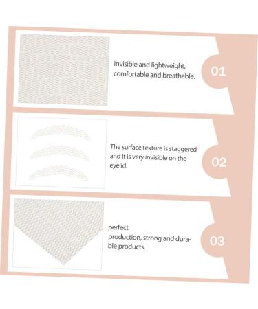 Beavorty 16pcs lace Double Eyelid Sticker Makeup Tape Adhesive Tape Stickers Eyelid Tape Sticker Hooded 2.8x0.4x0.1cm Yellow - Buy Online on GoSupps.com