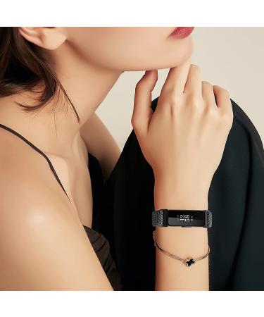 Enkic Elastic Nylon Watch Band 5-Pack for Fitbit Inspire 2/Inspire/Inspire HR - Black/Beige/Burgundy/Indigo/Gray - Buy Online on GoSupps.com