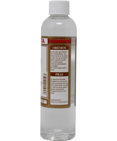 Crusellas and Co. Holy Water (Agua Bendita) 8 fl oz - Sacred Blessings in a Bottle - Buy Online on GoSupps.com