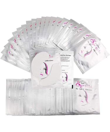 Exeton Eyelash Gel Pads 50 Pairs Lint Free Under Eye Gel Pads Eye Patches For Eye Lash Extensions Saloons Individual - Buy Online on GoSupps.com