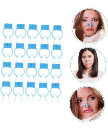Homsfou 20 Pack Nose Bubble Stop Clips - Comfortable Nasal Clip Plug & Nose Clamp Tool for Enhanced Breathing | International Shipping Available - Buy Online on GoSupps.com