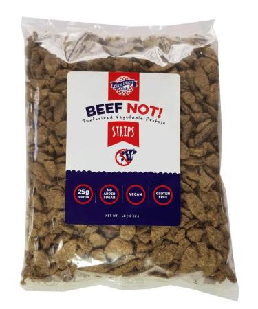 Dixie Diners' Club - Beef (Not!) Strips, 1 lb bag (Pack of 2) 1 Pound (Pack of 2)