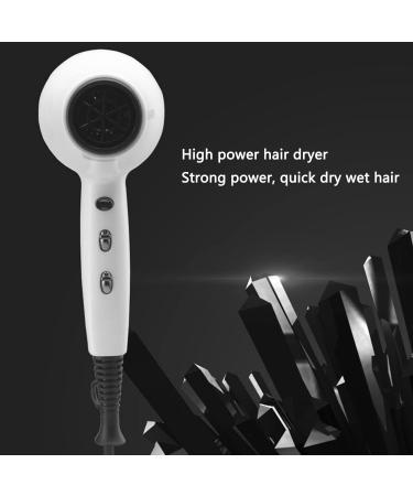 Hair Dryer Hairdryer Hairdryers for Women Travel Blow Dryer Hair Dryers Lightweight High Power Quick Dry Hair Hot and Cold Wind Removable Back Cove (20X8X26CM White) 20X8X26CM White - Buy Online on GoSupps.com