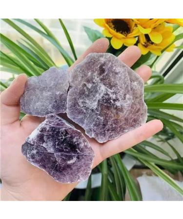 Natural Crystal Rough Wholesale Rough Crystal Slab Natural Purple Lepidolite Crystal Slice for Decoration (Color : Natural Size : 500g) 500g Natural - Buy Online on GoSupps.com