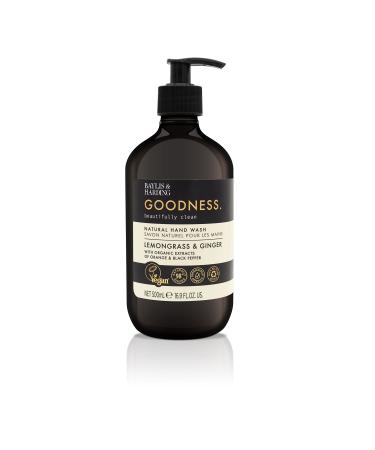 Baylis & Harding Goodness Lemongrass & Ginger 500 ml Hand Wash Pack of 3 Hand Wash Lemongrass & Ginger