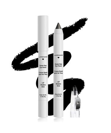 Black Highlighter Eyeshadow Stick Cream Eyeshadow Stick Naturally Long Lasting Eye Brightener Stick Waterproof Eye Shadow Stick Highlighter Makeup Smooth Easy To Color-07 L07