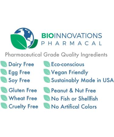 Folic Acid 5mg (Vitamin B9 Folate) - 100 Vegan Capsules by Bio-Innovations Pharmacal - Buy Online on GoSupps.com