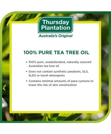 Thursday Plantation Australian Tea Tree Oil - Naturally Sourced Cleanses & Purifies 0.85 fl oz | International Shipping Available - Buy Online on GoSupps.com