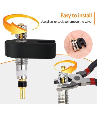 Buy Aobetak 15 Parts French Bicycle Valve Adapter Set - Sclaverand Valve Replacement Set with Insert Key Cap & Auto-Valve Adapter | International Shipping - Buy Online on GoSupps.com