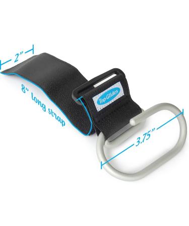 Top Glides Jumbo Swirly Hook for Strollers & Walkers - Silver/Black - Buy Online on GoSupps.com