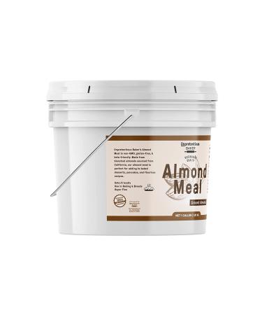 Unpretentious Baker Almond Meal - 1 Gallon Bucket for Breading, Rubs, Breads & Baked Goods - Buy Online on GoSupps.com