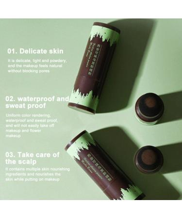 Janenisa Hair Powder - Natural Waterproof Hair Filler & Contouring Powder (Black-2) - Buy Online on GoSupps.com