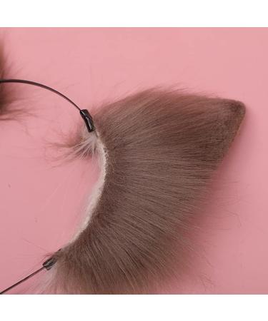 TQUXNGA Cosplay ry Animal Dog Ears Hair Hoop Costume Cosplay Long Headpiece for Halloween Party Decoration White - Buy Online on GoSupps.com