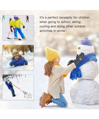 Winter Gloves for Kids - Waterproof Thermal Mittens for Boys and Girls (Ages 6-12) - Anti-Slip Grip for Skiing and Snowboarding - Buy Online on GoSupps.com