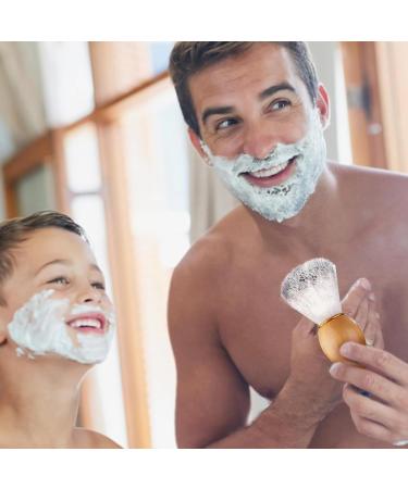 Fzzuzdlap Handmade Shaving Brush for Men - 7pcs Wooden Handle Salon Tools for an Ultimate Shaving Experience - Buy Online on GoSupps.com