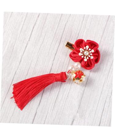 ABOOFAN 2 Pairs Chinese Style Hairpins Tassel Hair Clips Hair Clips for Girls Girl Hair Clips Japanese-style Hairpin Kids Hairpin for New Year Hair Clip for Han Chinese Clothing Bow Tie - Buy Online on GoSupps.com