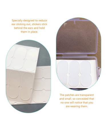 Lurrose 60pcs Ear Lobe Support Patches- Silicone Earring Lifting Stickers for Prominent Ear Pinning- Ear Care Corrective Products - Buy Online on GoSupps.com