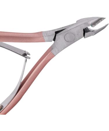 VERAWE Nail Tweezer Cutter Nipper Clipper Dead Remover Manicure Art Grooming Tool Beauty Nail Pliers Pink - Buy Online on GoSupps.com