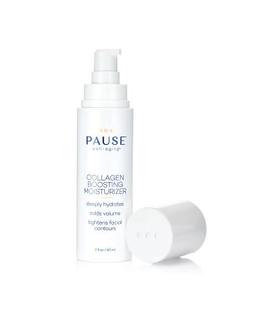 Pause Well Aging Collagen Boosting Moisturizer - Peptide Rich Moisturizer For Skin Care - Hydrating Wrinkle Cream For Face - Made with Hyaluronic Acid  Vitamin B3 and Vitamin C - 2 fl oz