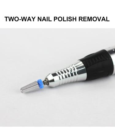 Round Head Nail Drill - Tungsten Steel Nail Polish Grinding Head for Manicure & Pedicure - Blue - Salon & Home Use - Buy Online on GoSupps.com