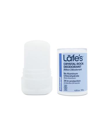 Lafe's Unscented Crystal Mineral Rock Deodorant - Vegan Cruelty-Free 24-Hour Protection | 3 Pack (4.25 oz each) - Ideal for Women & Men - Gluten Free Paraben Free Baking Soda Free - Buy Online on GoSupps.com