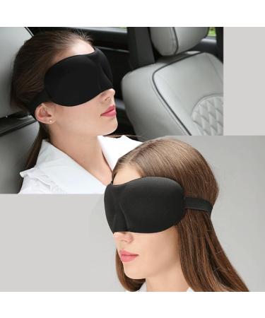 100% Blackout Sleep Mask for Women & Men - Cozy Eye Mask for Ultimate Sleeping Comfort (Black Stars Leopard - Buy Online on GoSupps.com