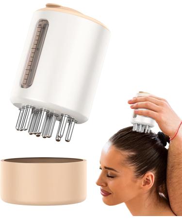 RissunkV Hair Oil Applicator with Red Light | Electric Scalp & Head Massage Device | Ultimate Hair Care Brush for Healthier Hair - Buy Online on GoSupps.com