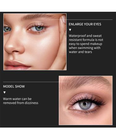 4D Silk Fiber Mascara & Liquid Eyeliner Set - Volumizing & Lengthening Waterproof Makeup for Thick, Natural-Looking Lashes - Black (0.04 oz) - Buy Online on GoSupps.com