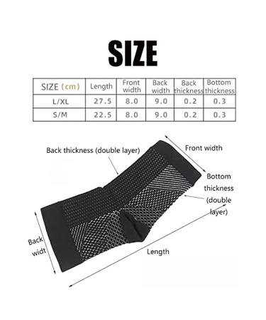 Buy Heelsium Pain Relief Socks for Neuropathy & Plantar Fasciitis - Comfortable Supportive Black (1 Pair) - International Shipping Available - Buy Online on GoSupps.com