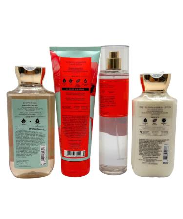 Bath & Body Works Poppy 4-Piece Deluxe Gift Set Perfect Holiday Gift with Body Lotion Shower Gel Body Cream & Fragrance Mist - Buy Online on GoSupps.com