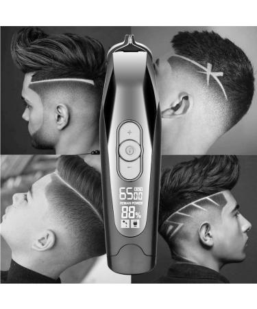 Professional 2in1 Hair Clippers with LED Display - Adjustable Speed Electric Hair Trimmer for Barber Shop | Powerful & Versatile Hair Cutting Tool - Buy Online on GoSupps.com