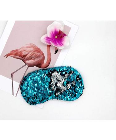 Glitter Mermaid Sequins Sleep Eye Mask - 6 Pcs Set for Women, Teens, and Girls - Buy Online on GoSupps.com