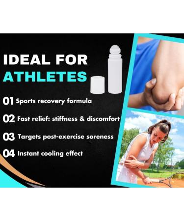 Dr. A s Elbow Ten-X Relief Cream | Natural Tennis & Golfer s Elbow Tendonitis Cooling Gel | Plant Based Ingredients & Essential Oils Arnica Turmeric Boswellia Camphor | 3oz Roll-On - Buy Online on GoSupps.com