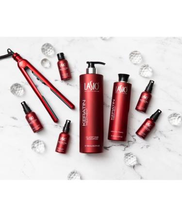 Lasio Mocha Silk Keratin Treatment Serum - 35.27 Fl. Oz | Hydrated Frizz-Free Hair | Cacao Oil Infusion | Reduce Curls 90% | Fume Free | Ideal for 2B-4C Hair - Buy Online on GoSupps.com