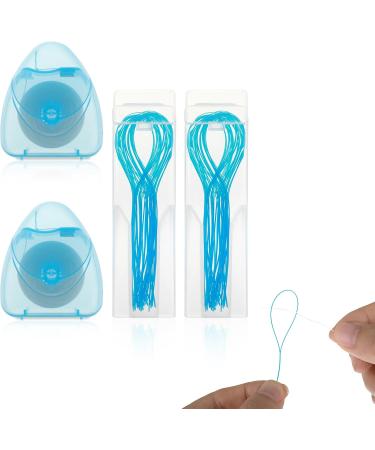 Deep Cleaning Dental Floss Set for Bridges & Implants | 2-Pack 164ft Oral Care - Tooth Floss Thoroughbred - Buy Online on GoSupps.com
