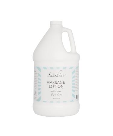 Sunshine Massage Lotion, Sunflower Oil, Vitamin E, Aloe Vera, Hydrating and Moisturing, Skin Soothing, Anti-aging, Professional Grade, 1 gallon - Buy Online on GoSupps.com
