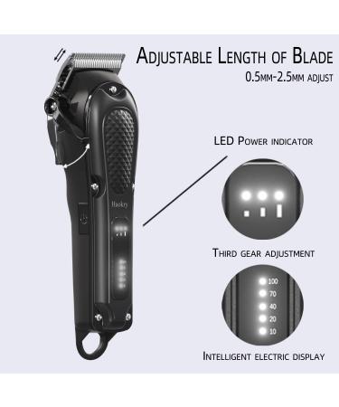 Haokry Professional Hair Clippers for Men - Cordless & Corded Barber Clippers for Hair Cutting and Grooming - Rechargeable Beard Trimmer - Buy Online on GoSupps.com