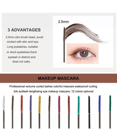 Ochilima 4D Colorful Mascara - Long-Lasting Waterproof Blue Mascara for Thick Smudge-Proof Eyelashes | International Shipping Available - Buy Online on GoSupps.com