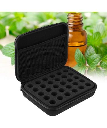 Essential Oils Travel Bag - Hard Shell Wiring Bag for 30 x 5ml Bottles | Sortchain Black - Buy Online on GoSupps.com