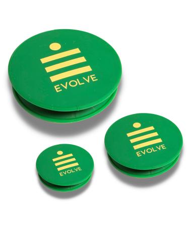 Evolve Cleaning Silicone End caps 1 Pack 3 Sizes Tight Seal Made for Storage/Travel/Cleaning Purposes Secured top Smell-Free Close Friendly For On-The-Go