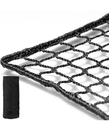 Golf Netting Material - Golf Hitting Net for Backyard - Sport Netting Barrier - High Impact Nets for Sports (Black, 20mm Mesh) 10'x10'